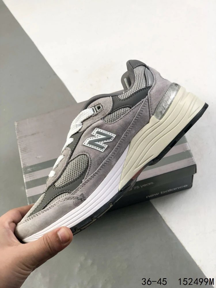 NB 992 Series Retro Running Shoes Athletic Sneakers - Alloy - Gallery Image 4 - Detailed View