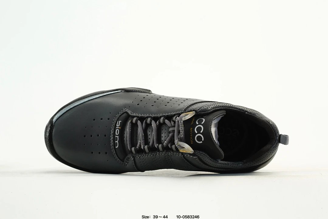 Leather Casual Sport Shoes Athletic Graphite - Gallery Image 5 - Detailed View