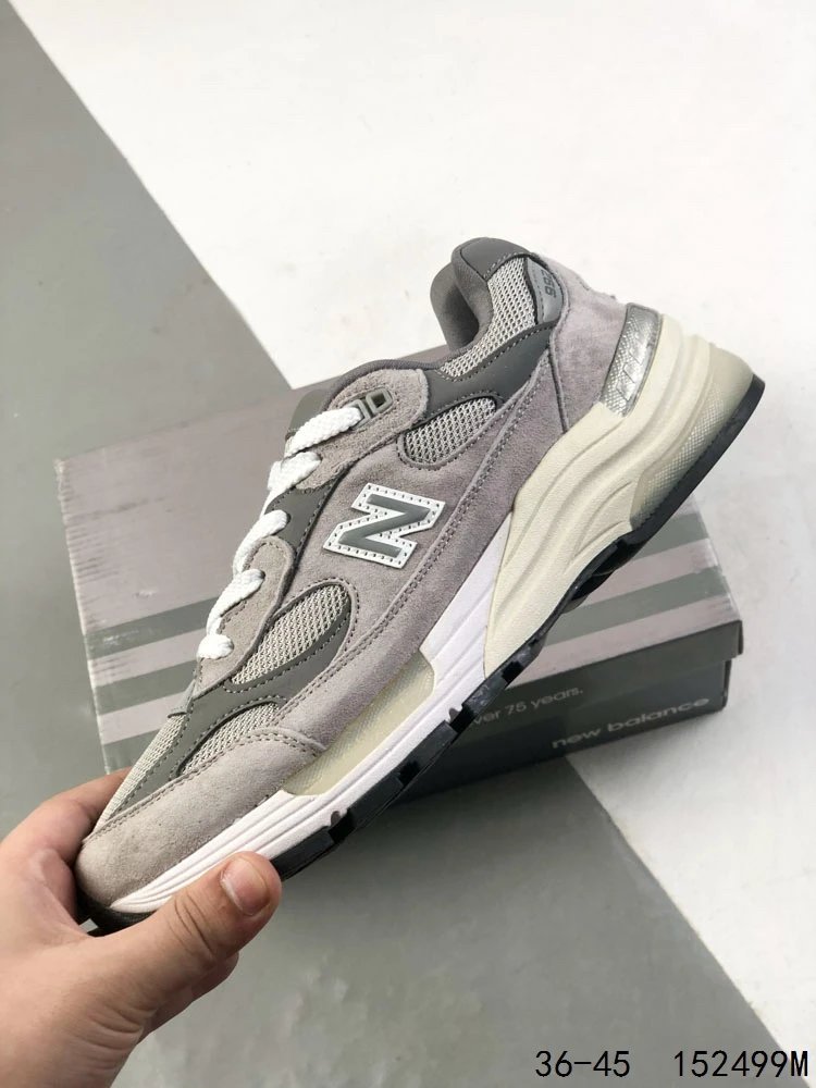 NB 992 Series Retro Running Shoes Athletic Sneakers - Alloy - Gallery Image 6 - Detailed View