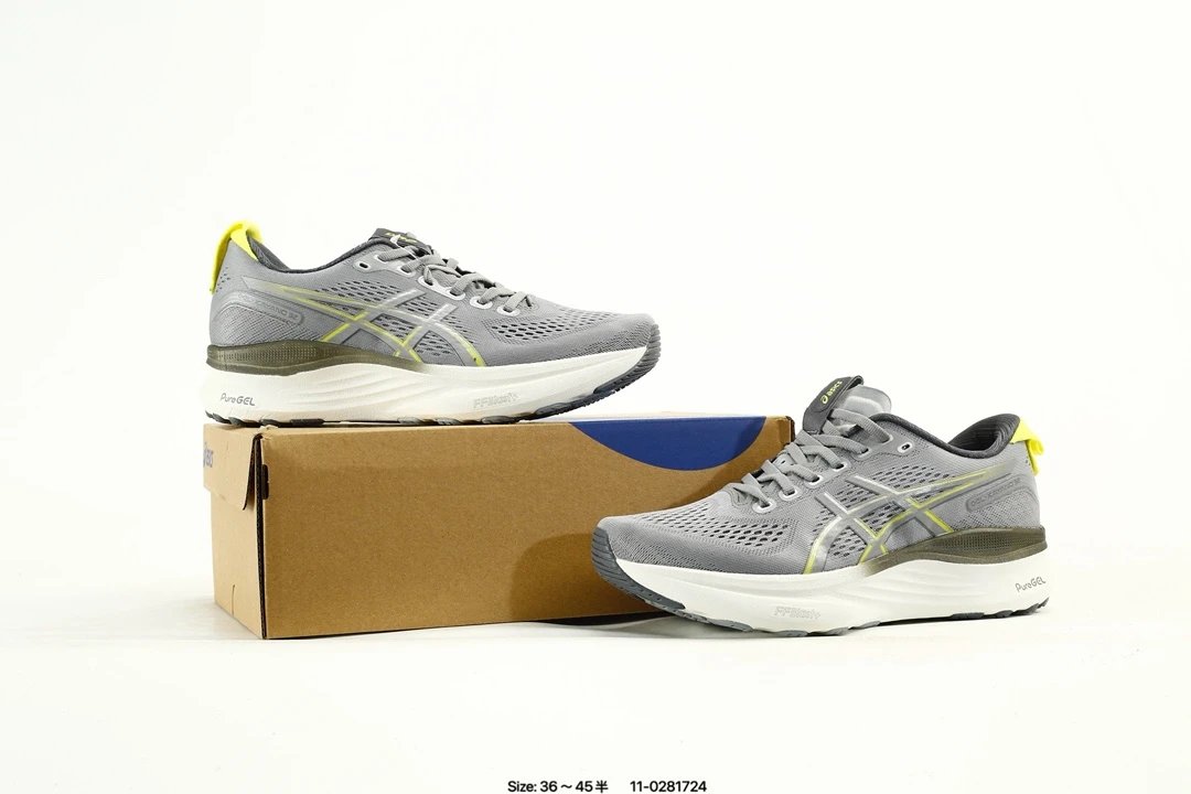 ASICS GEL-KAYANO 32 Gray/Black - Gallery Image 7 - Detailed View
