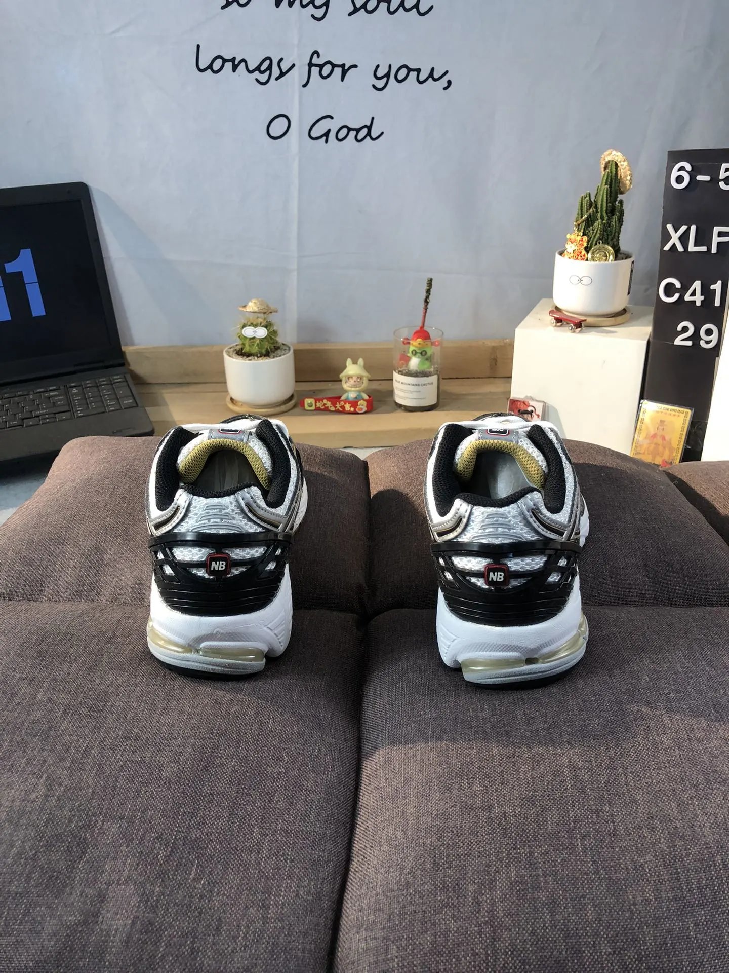 New Balance 1906R Retro Running Shoes, Silver - Gallery Image 4 - Detailed View