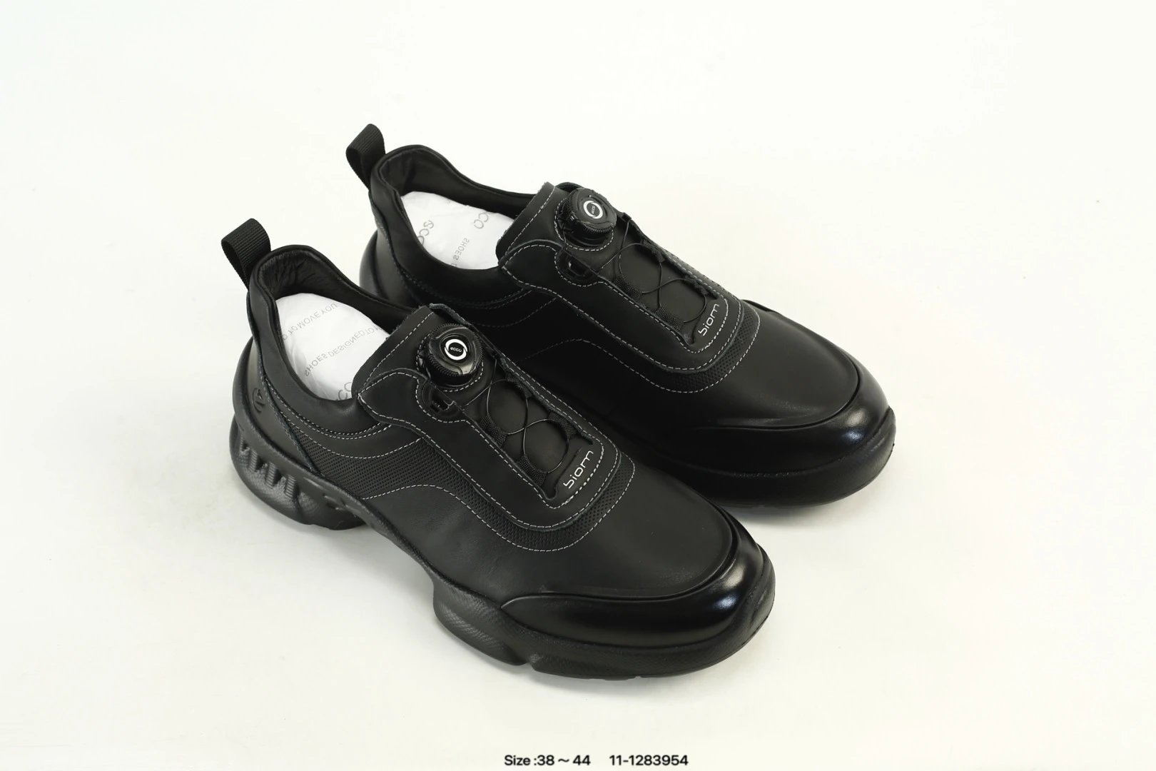 ECCO Biom Casual Sneakers Black - Gallery Image 8 - Detailed View