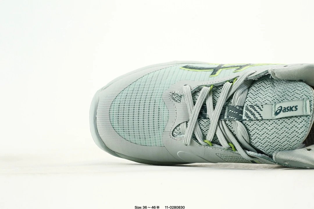 Asics Netburner Ballistic FF 4 White Sports Shoes - Gallery Image 5 - Detailed View