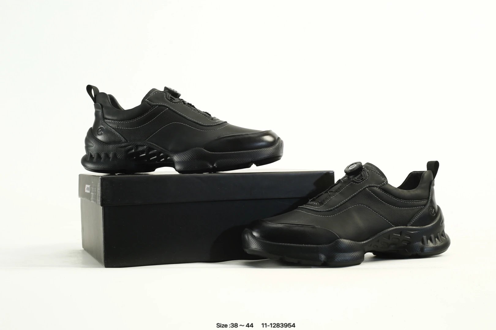 ECCO Biom Casual Sneakers Black - Gallery Image 9 - Detailed View