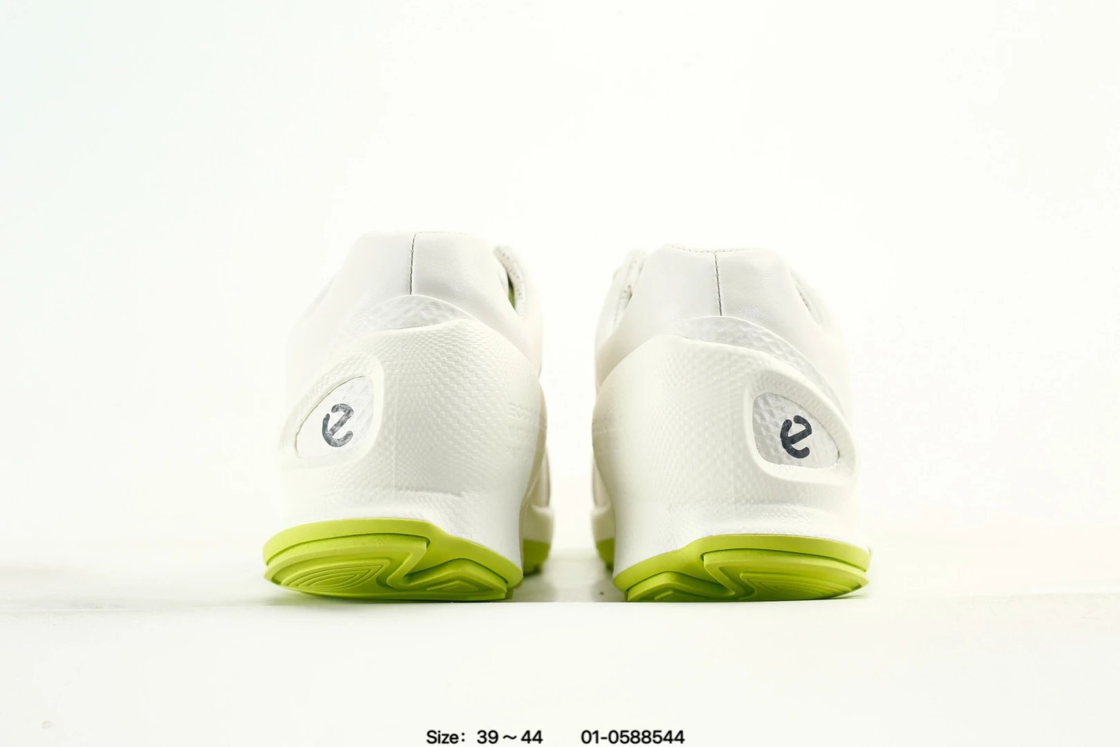ECCO White Green Casual Sneakers - Gallery Image 4 - Detailed View