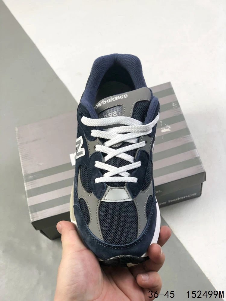 Retro Running Shoes Classic Sneakers Navy Eclipse - Gallery Image 7 - Detailed View