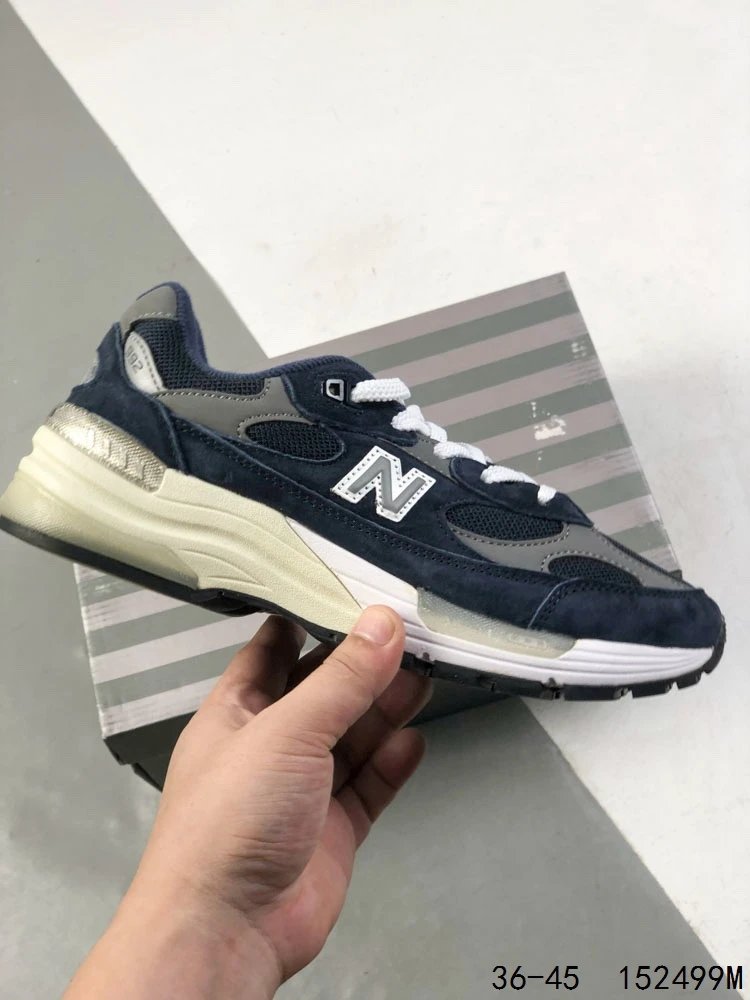 Retro Running Shoes Classic Sneakers Navy Eclipse - Gallery Image 3 - Detailed View