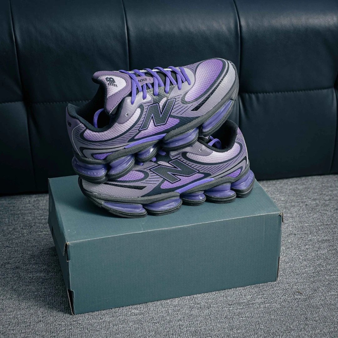 Retro NB 2000 Mesh Sneaker Casual Shoes Mauve - Gallery Image 2 - Detailed View