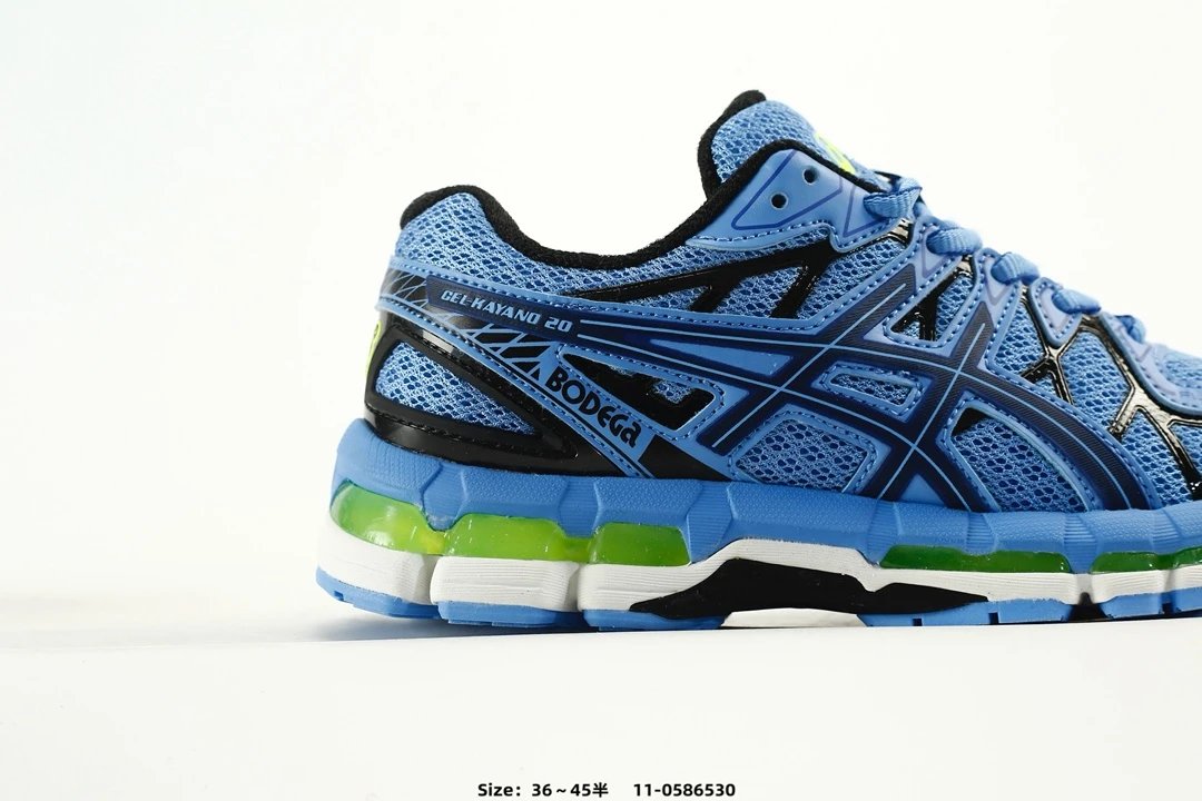 Asics Gel-Kayano 20 Blue Running Shoes - Gallery Image 2 - Detailed View