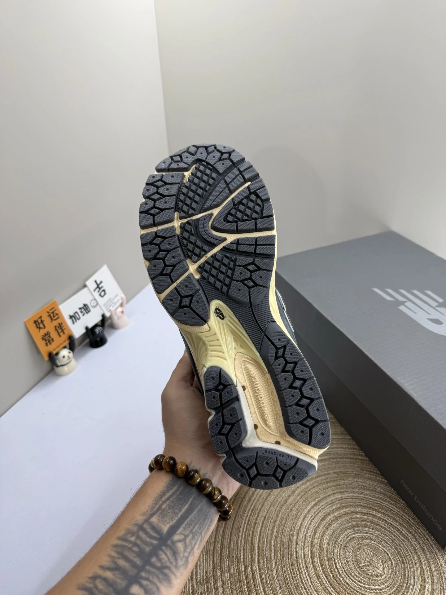 New Balance 2002R Suede Sneakers Grey - Gallery Image 6 - Detailed View