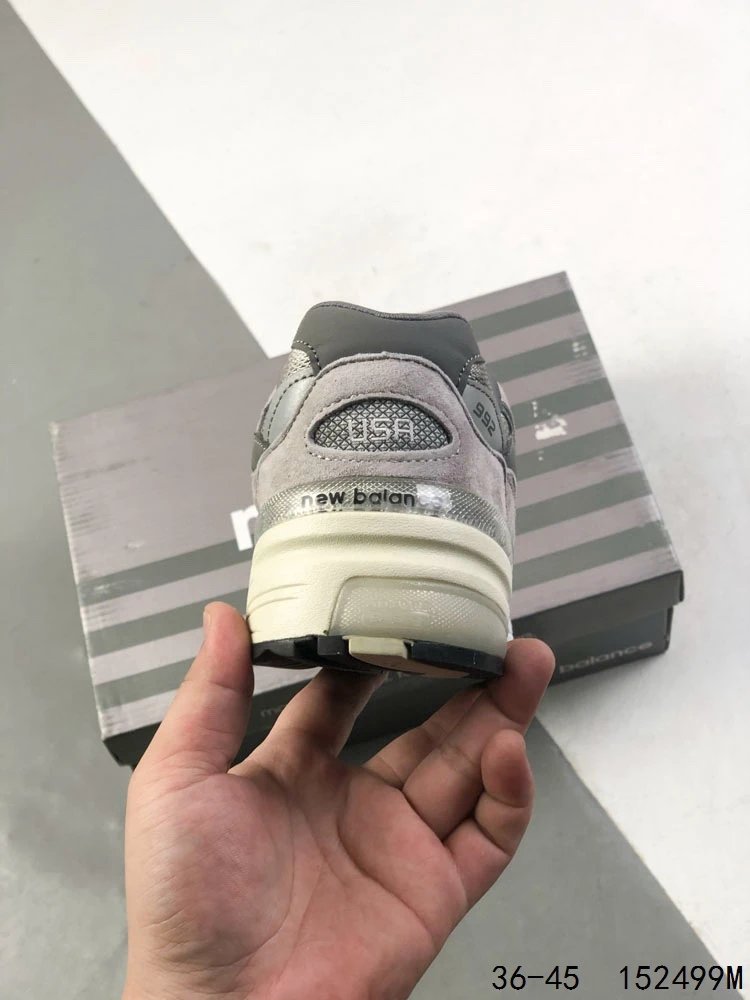 NB 992 Series Retro Running Shoes Athletic Sneakers - Alloy - Gallery Image 9 - Detailed View