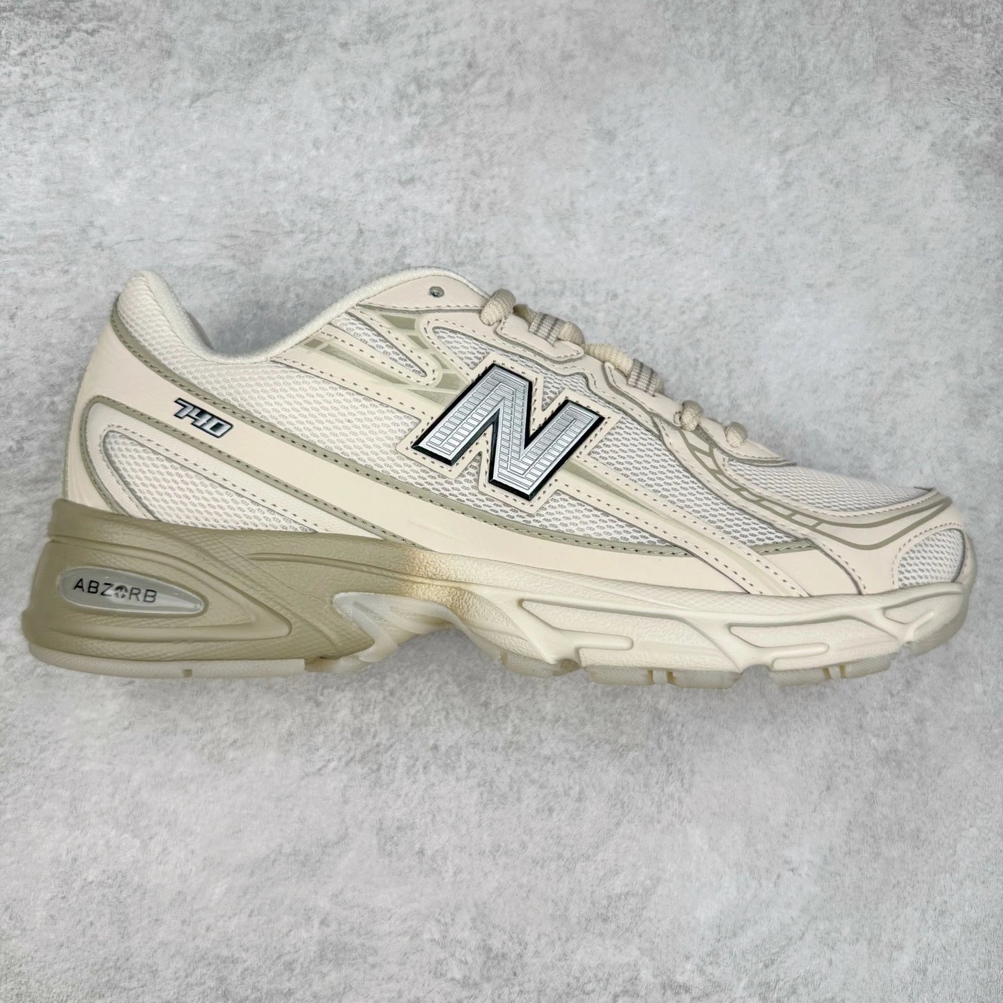 Retro Dad Sneakers Running Shoes Bone White - Gallery Image 1 - Detailed View