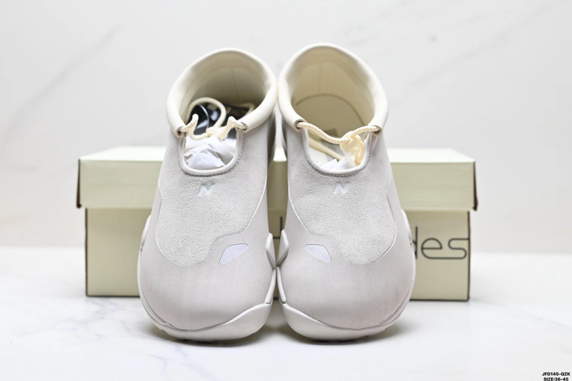 TDS MT10T V1 Low Top Durable Casual Slip-On Shoes Ivory - Gallery Image 7 - Detailed View