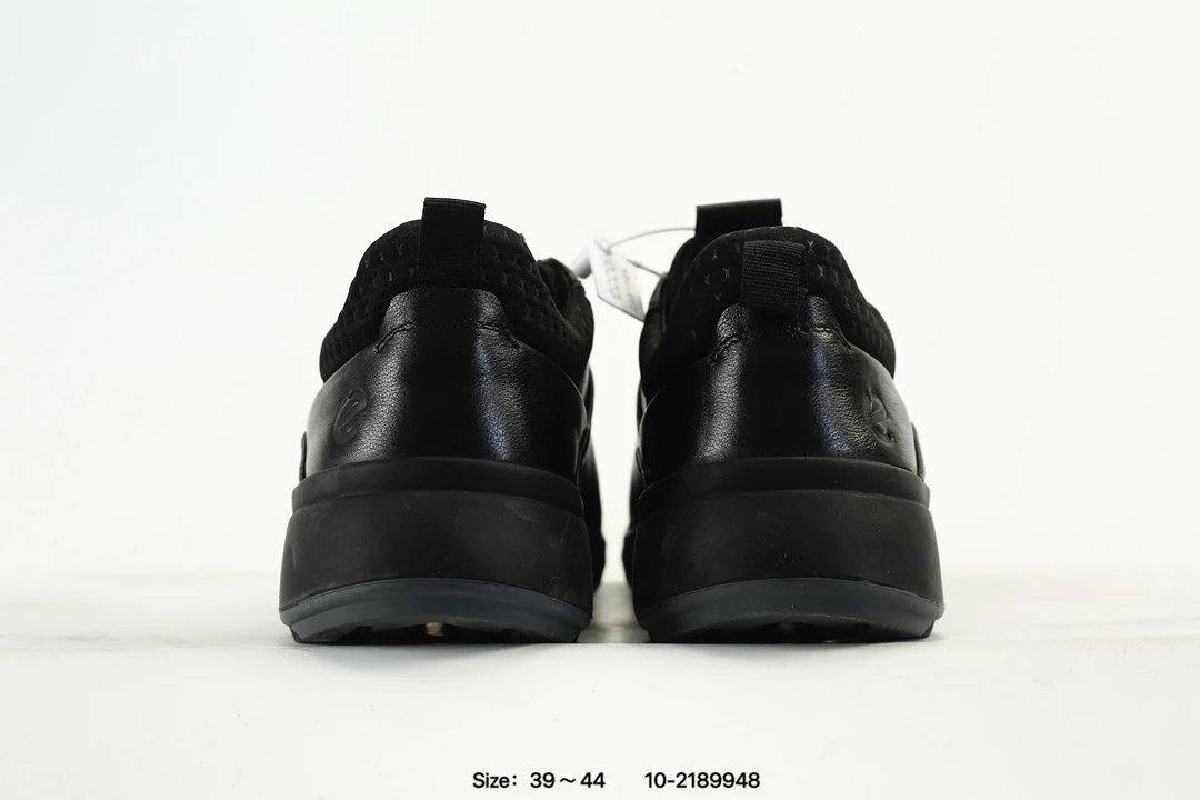 ECCO Leather Comfort Shoes Black - Gallery Image 9 - Detailed View