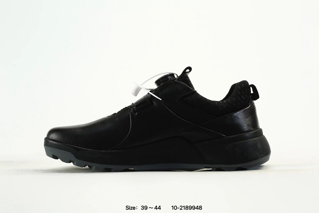 ECCO Leather Comfort Shoes Black - Gallery Image 4 - Detailed View