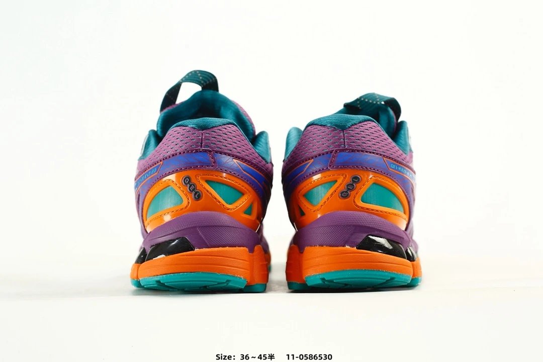 Asics Gel-Kayano 20 Purple Orange Running Shoes - Gallery Image 7 - Detailed View