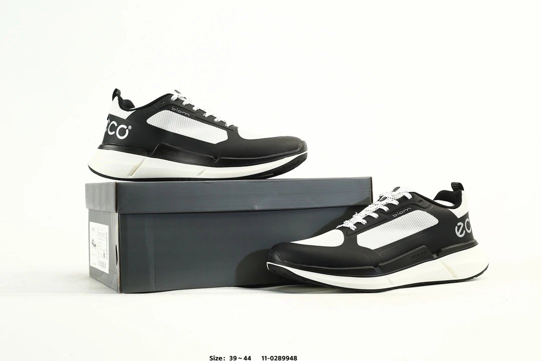 ECCO BIOM AEX Casual Sneakers Grey - Gallery Image 8 - Detailed View