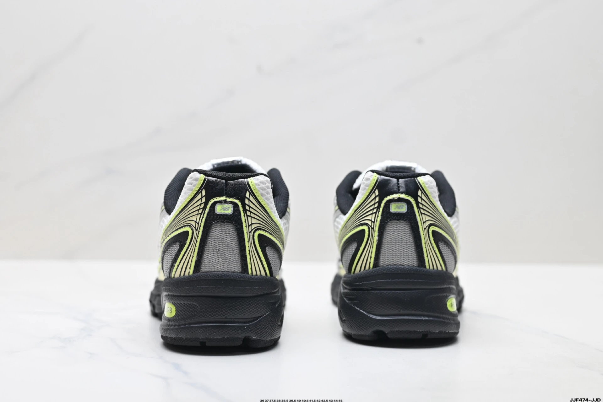 Retro Runner Shoes Sport Sneaker Chartreuse - Gallery Image 6 - Detailed View