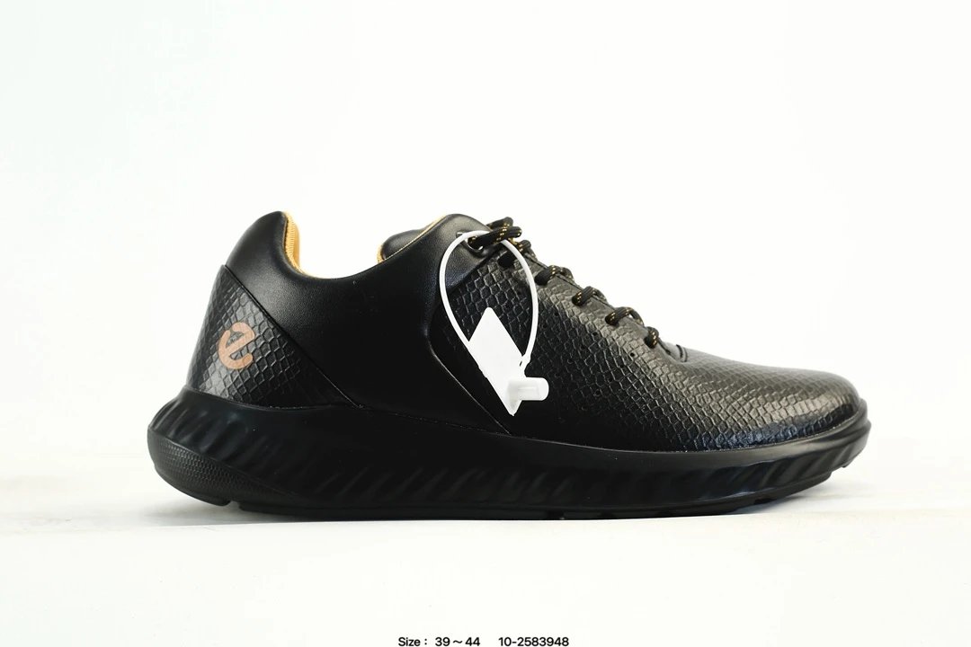 ECCO Leather Sneakers Black - Ecco - Cnfans - $65.16