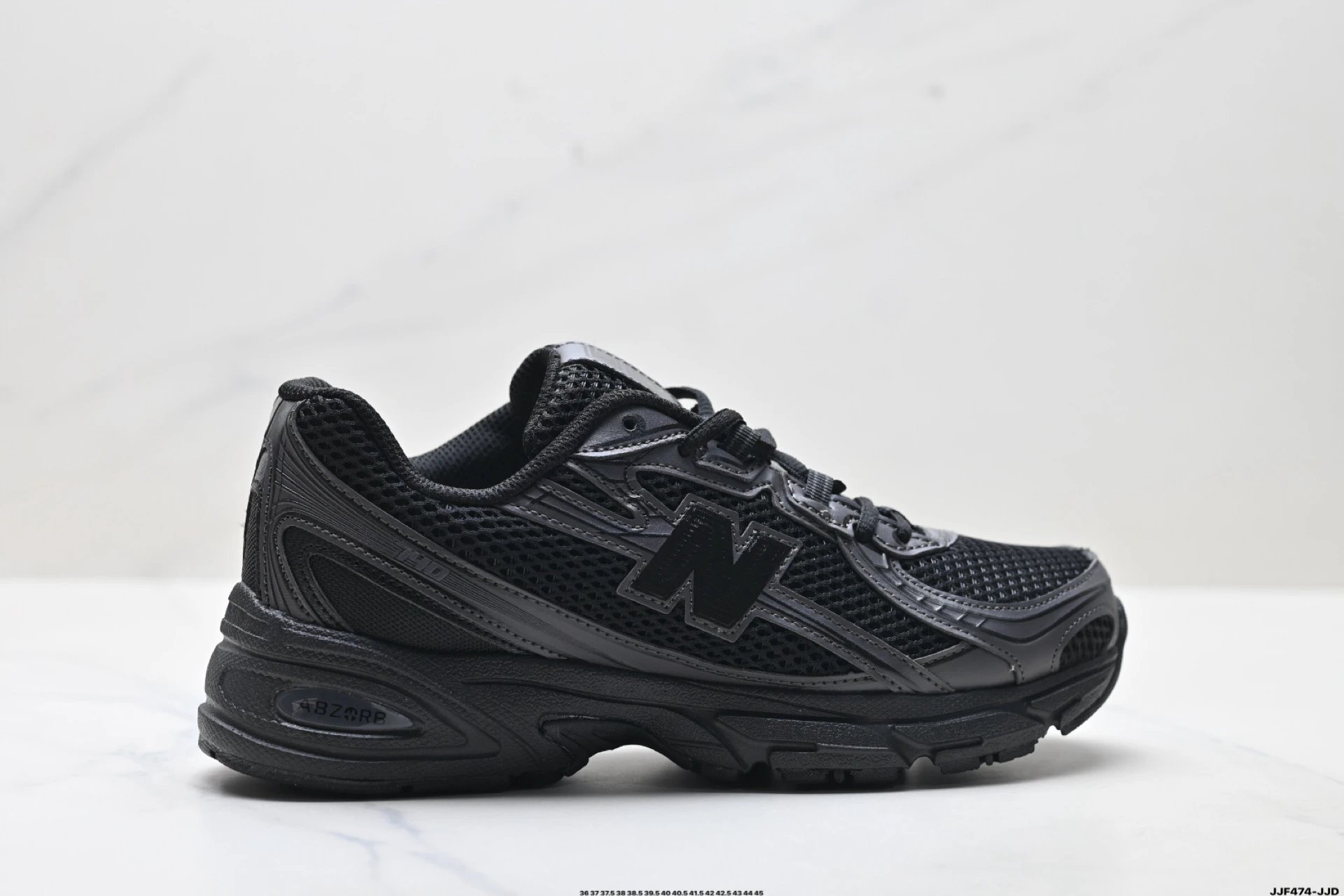 Retro Running Shoes Breathable Sneakers Onyx - Gallery Image 1 - Detailed View