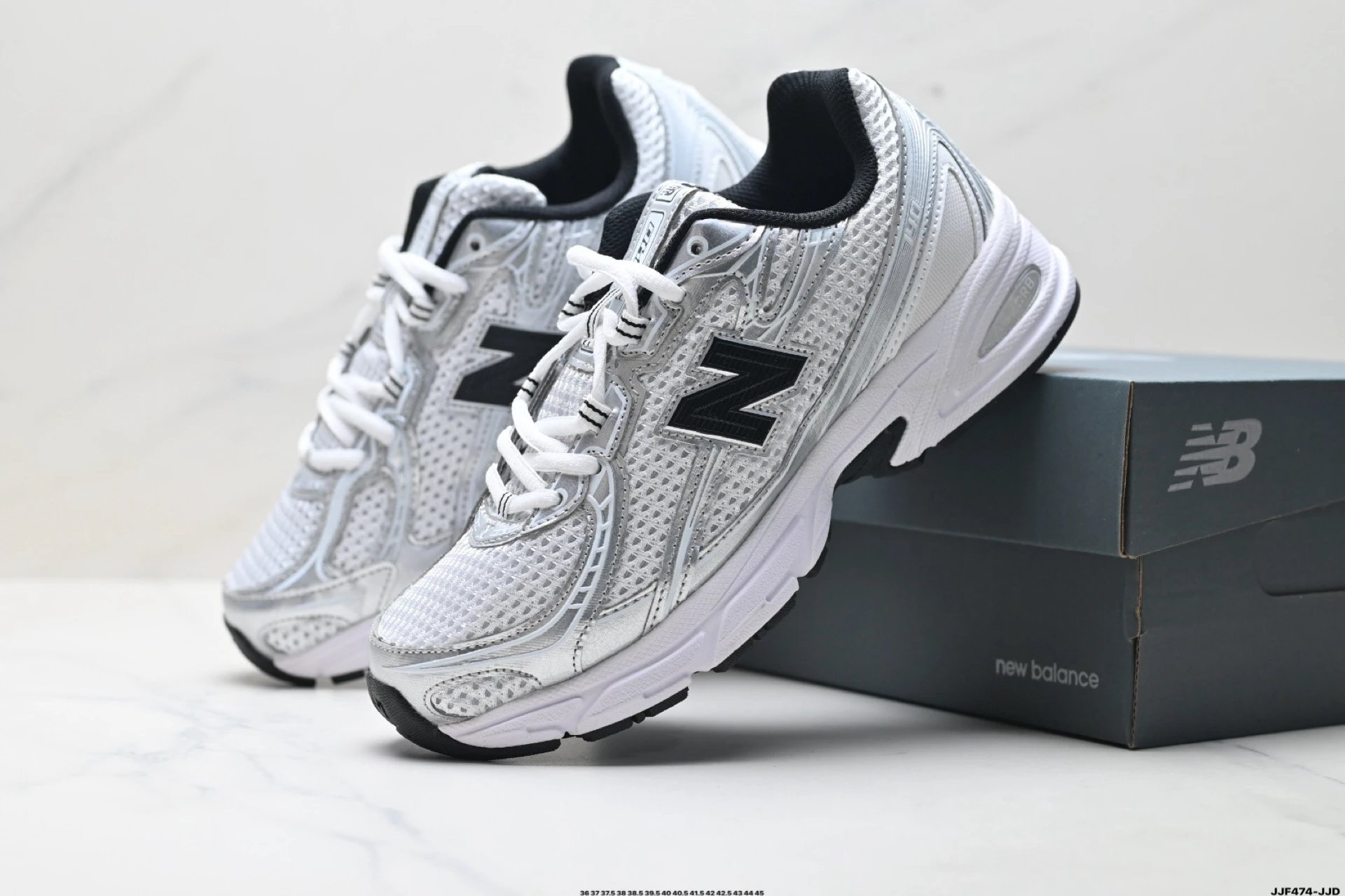 Retro Runner Shoes Sport Silver - Gallery Image 8 - Detailed View