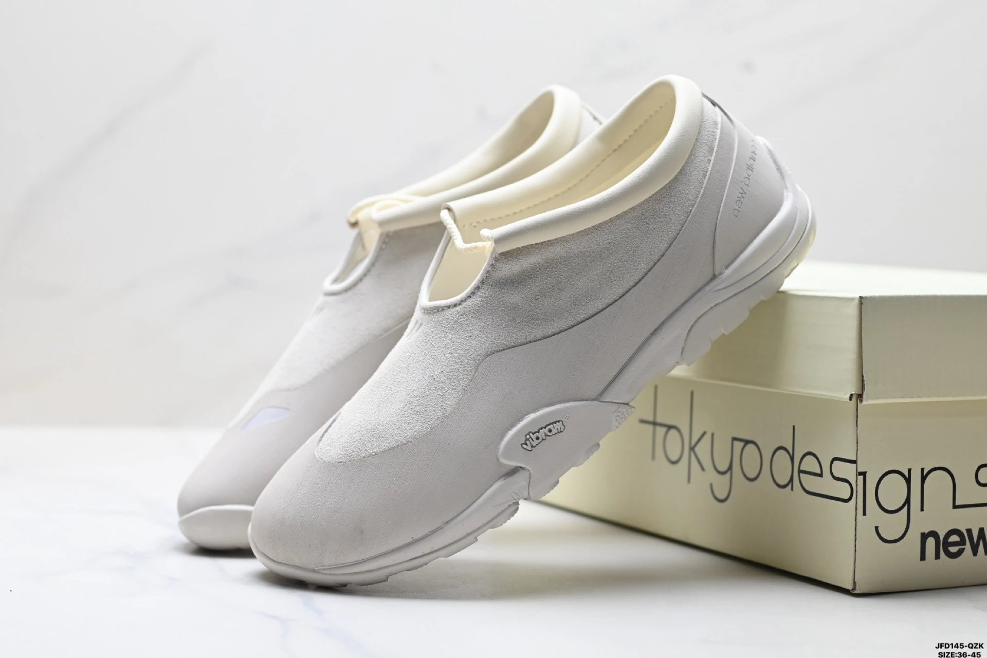 TDS MT10T V1 Low Top Durable Casual Slip-On Shoes Ivory - Gallery Image 8 - Detailed View