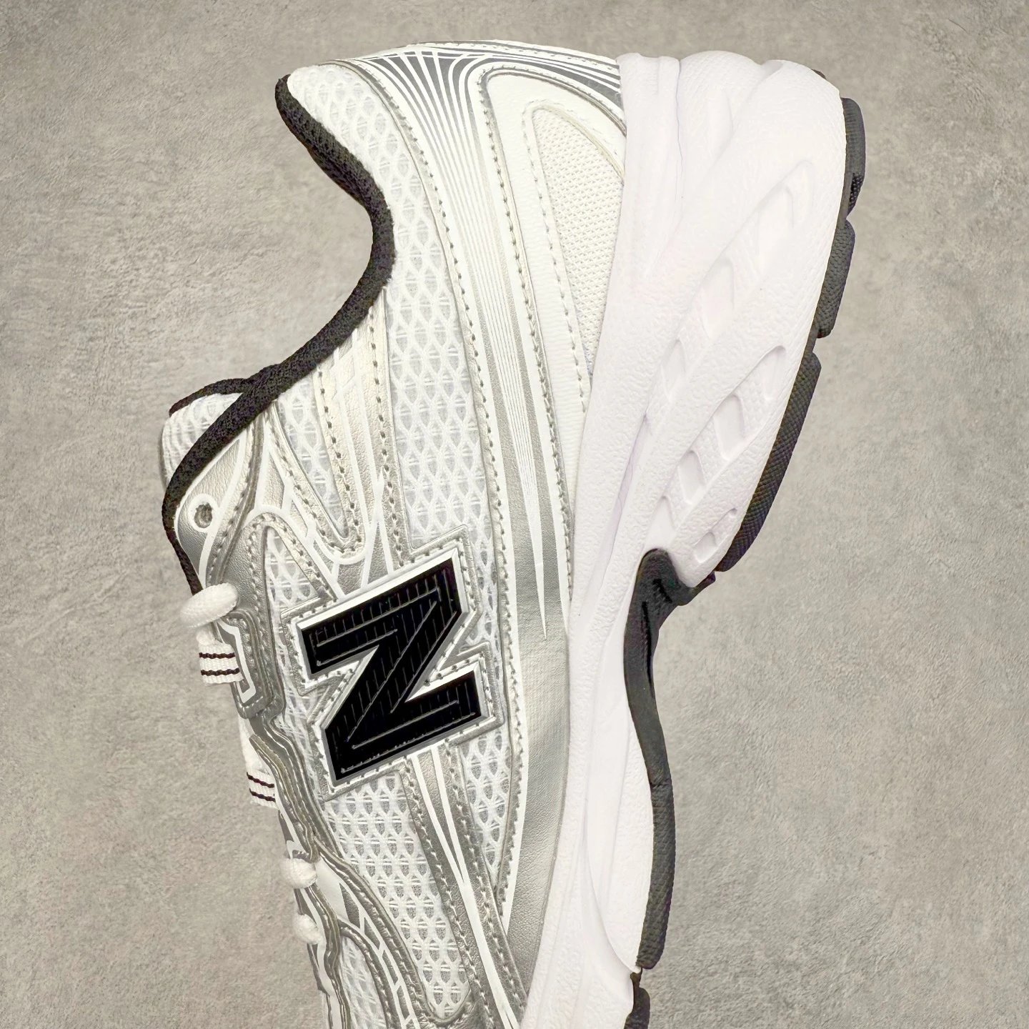 Retro Dad Sneakers Running Shoes Sterling Silver - Gallery Image 7 - Detailed View