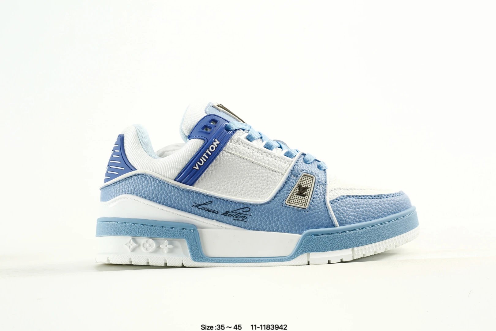 Luxury Leather Skate Sneakers Snake Year Edition in Neon Lime - Gallery Image 4 - Detailed View