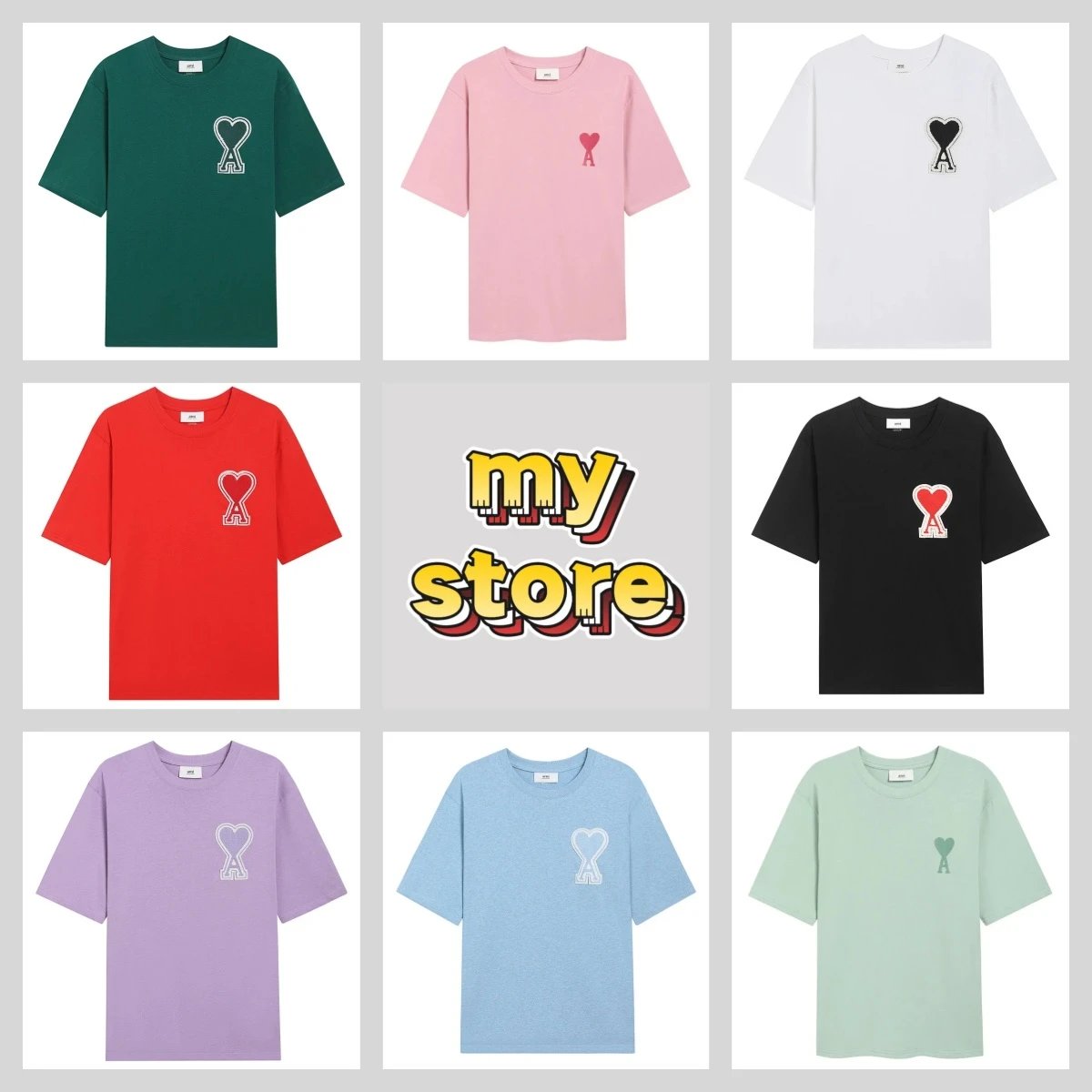 New men’s and women’s short sleeve T-shirts