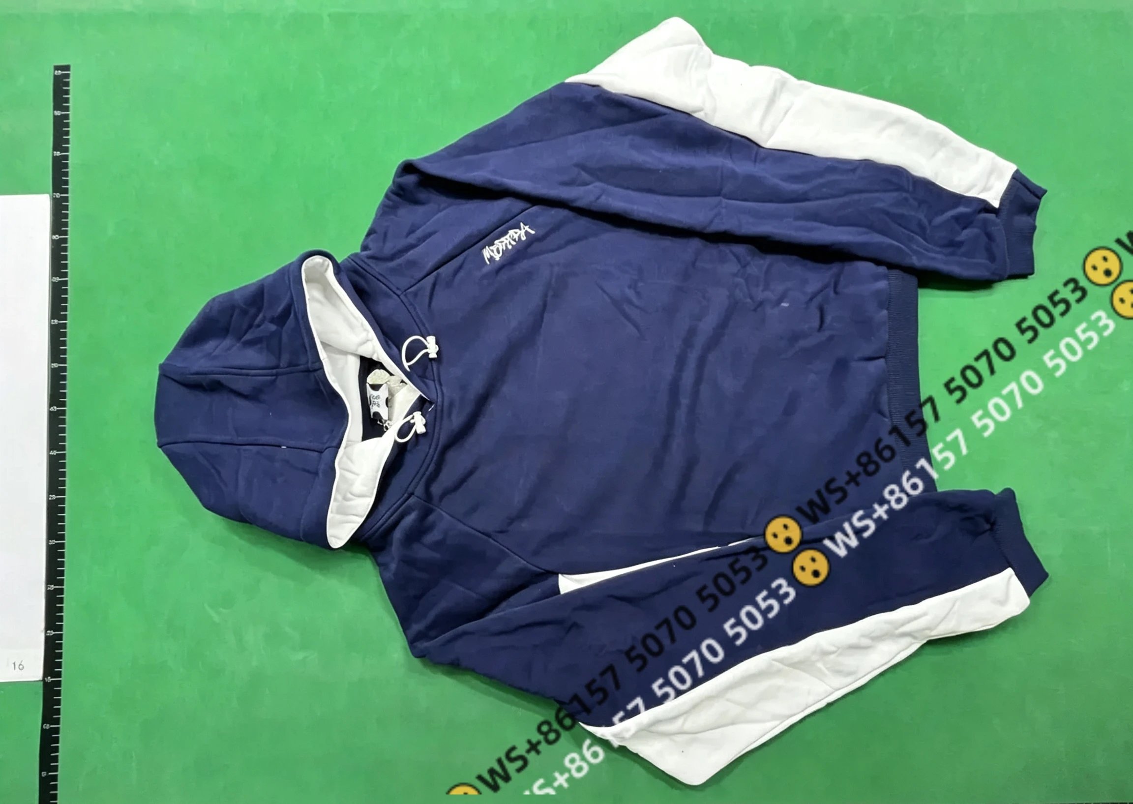 AAS Hoodies & Sweatshirts Color-block pullover hoodie image 11