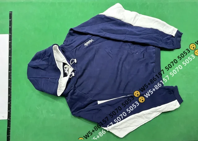 AAS Hoodies & Sweatshirts Color-block pullover hoodie product detail image 11