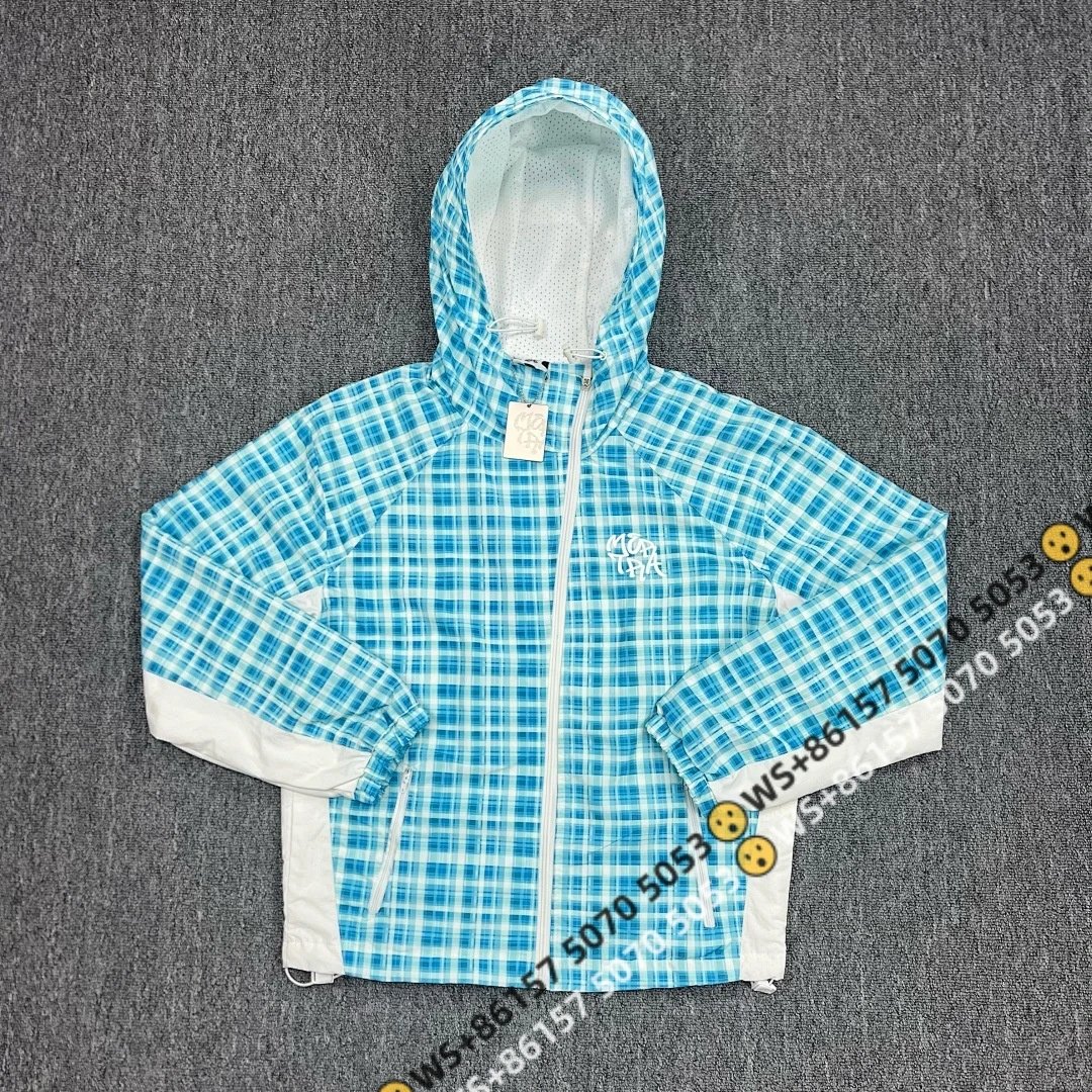 AAS Hoodies & Sweatshirts Color-block pullover hoodie — 2010 Light blue