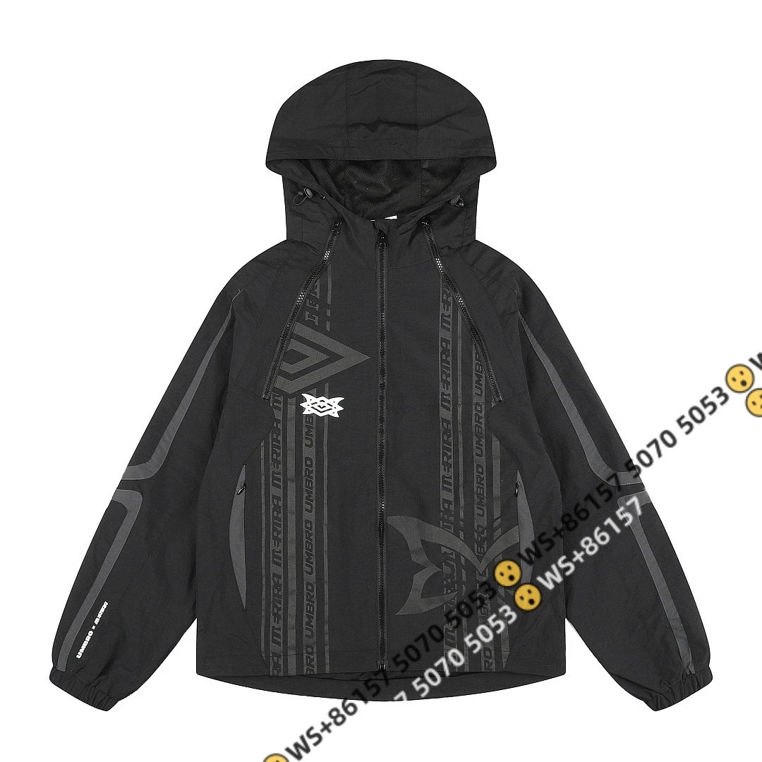 AAS Hoodies & Sweatshirts Color-block pullover hoodie — H036 Black