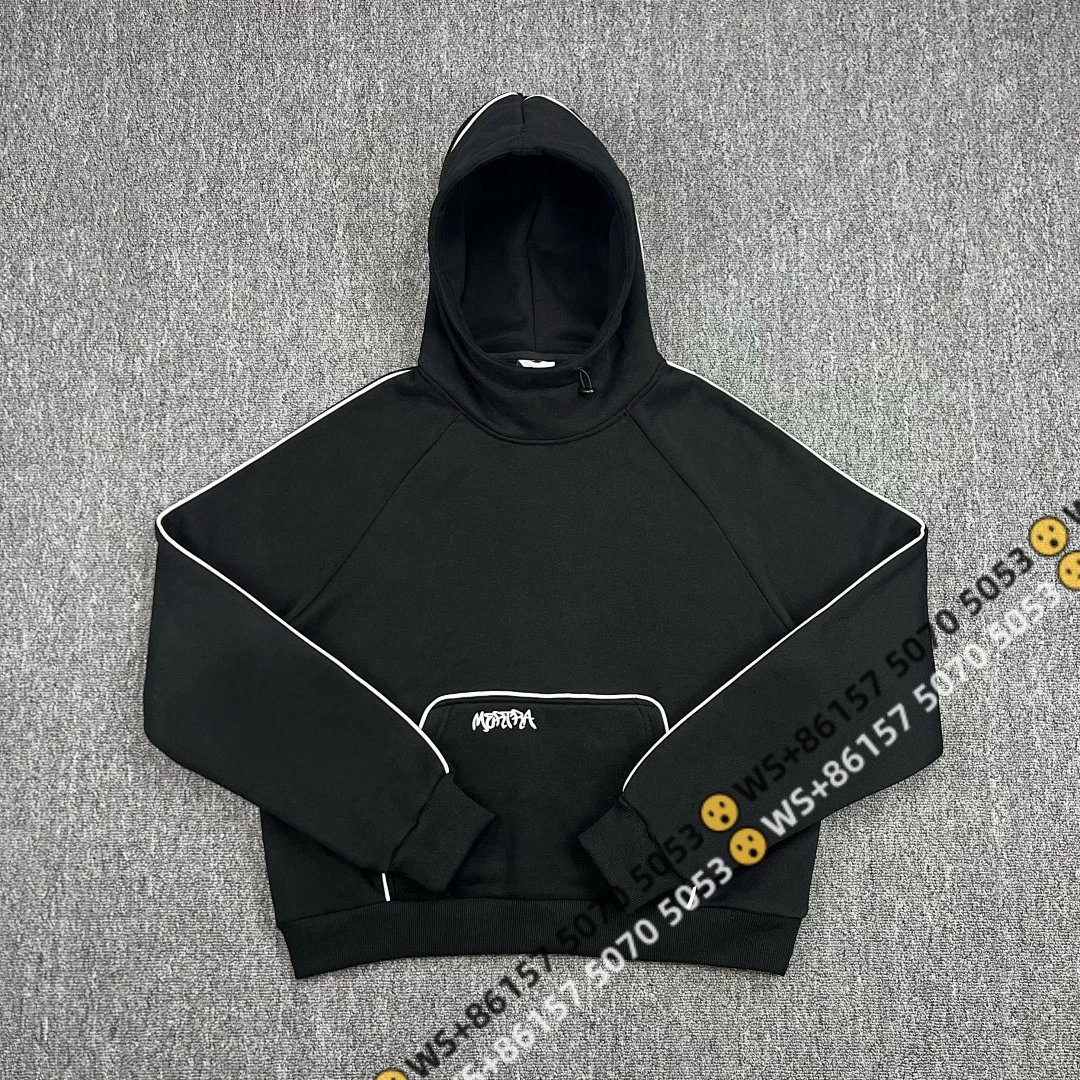 AAS Hoodies & Sweatshirts Color-block pullover hoodie — 2009 Black