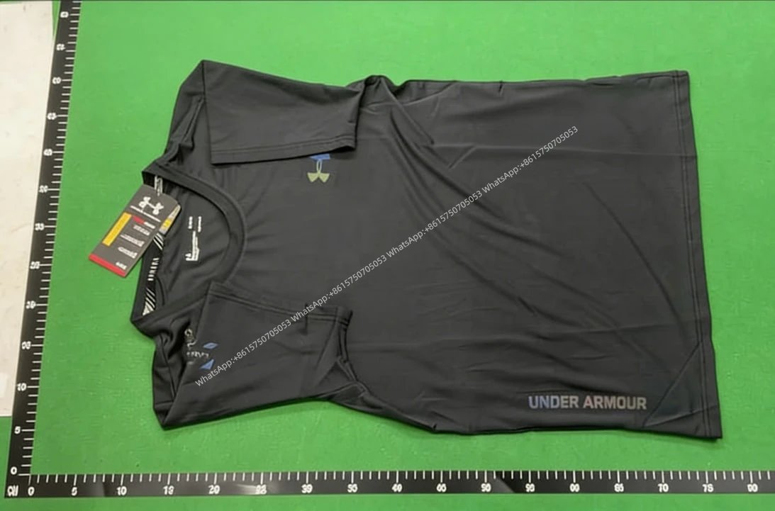 black short-sleeved shirt