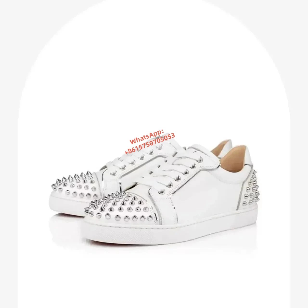 White Front and Back Studs