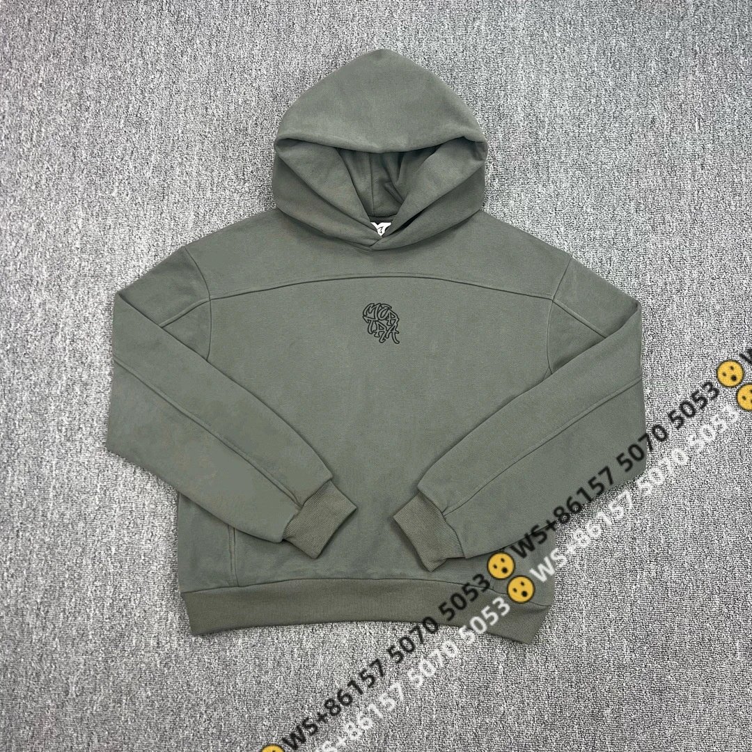AAS Hoodies & Sweatshirts Color-block pullover hoodie — 2008 Top green