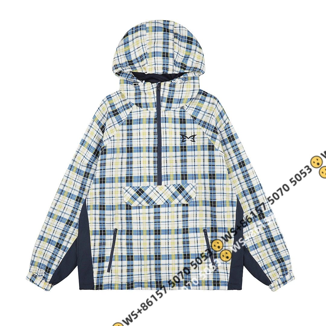 AAS Hoodies & Sweatshirts Color-block pullover hoodie — H 038 blue