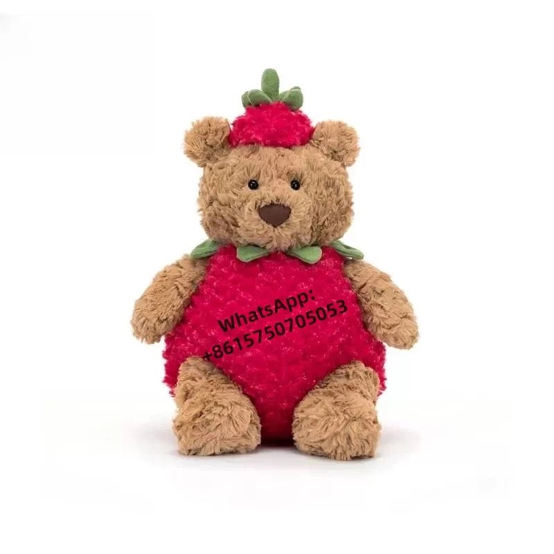 Strawberry Bartholomew Bear 26cm