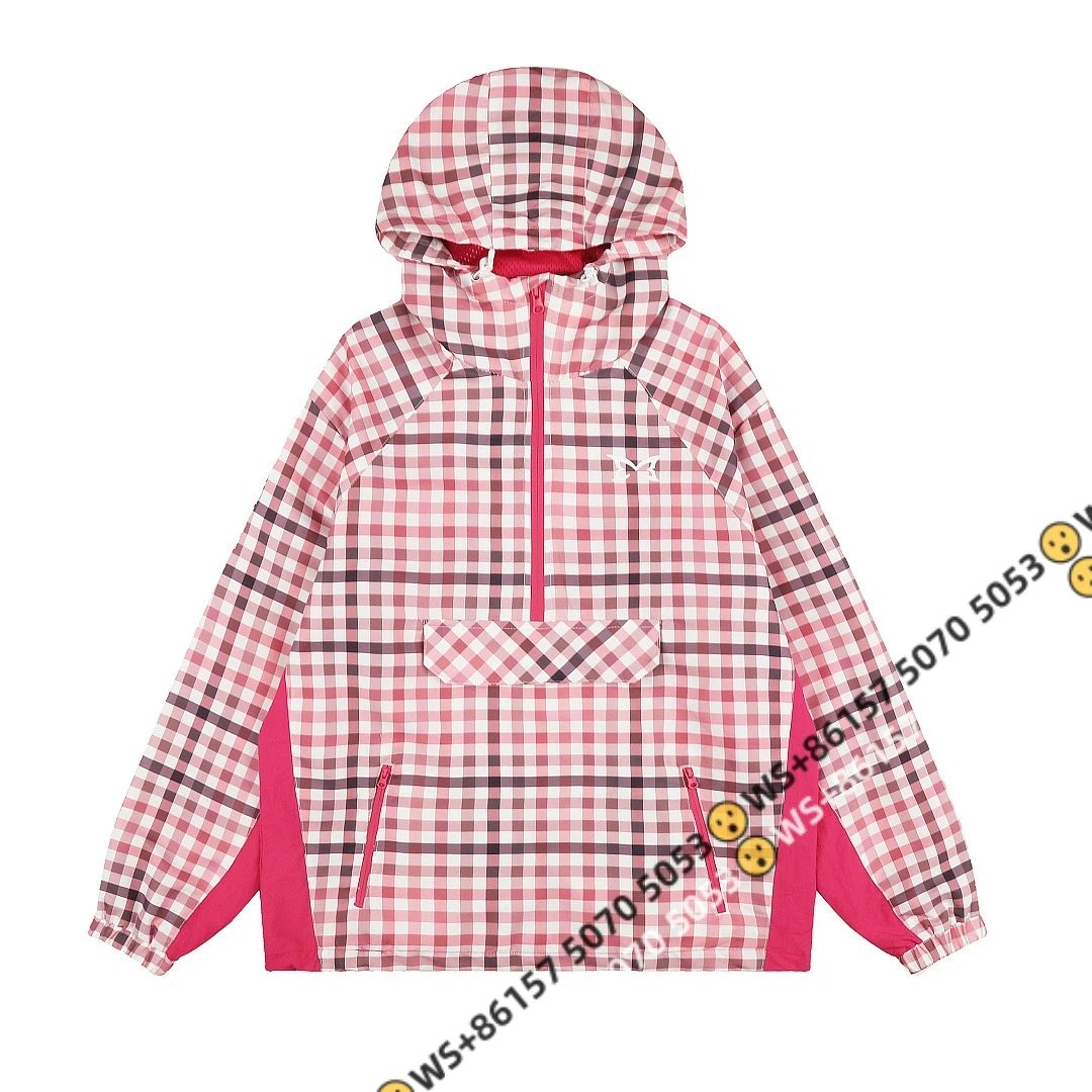 AAS Hoodies & Sweatshirts Color-block pullover hoodie — H 038 Red