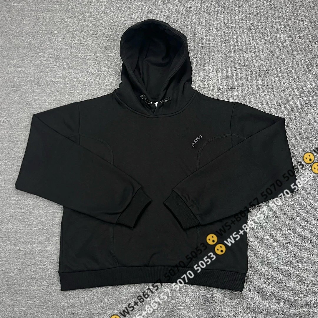 AAS Hoodies & Sweatshirts Color-block pullover hoodie — 2019 Black top
