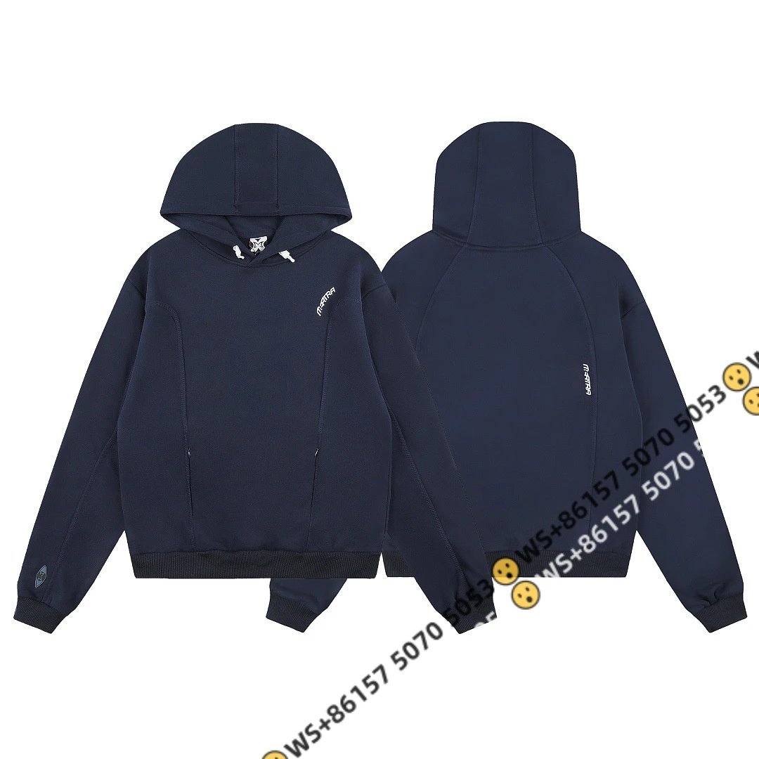 AAS Hoodies & Sweatshirts Color-block pullover hoodie — H 081 blue top