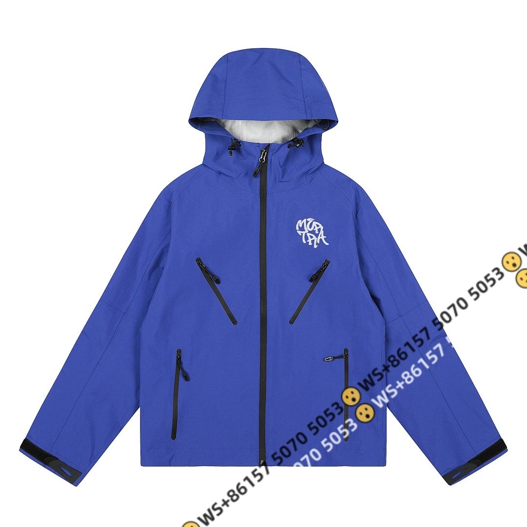 AAS Hoodies & Sweatshirts Color-block pullover hoodie — H 018 Blue Charge Clothes
