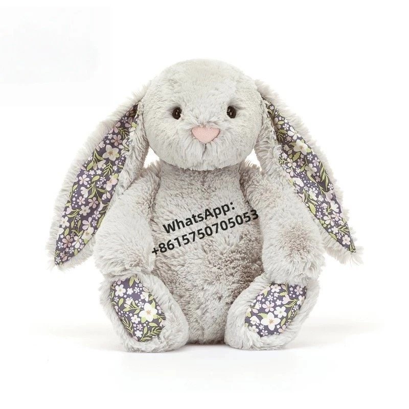 Floral Bunny Grey 31cm
