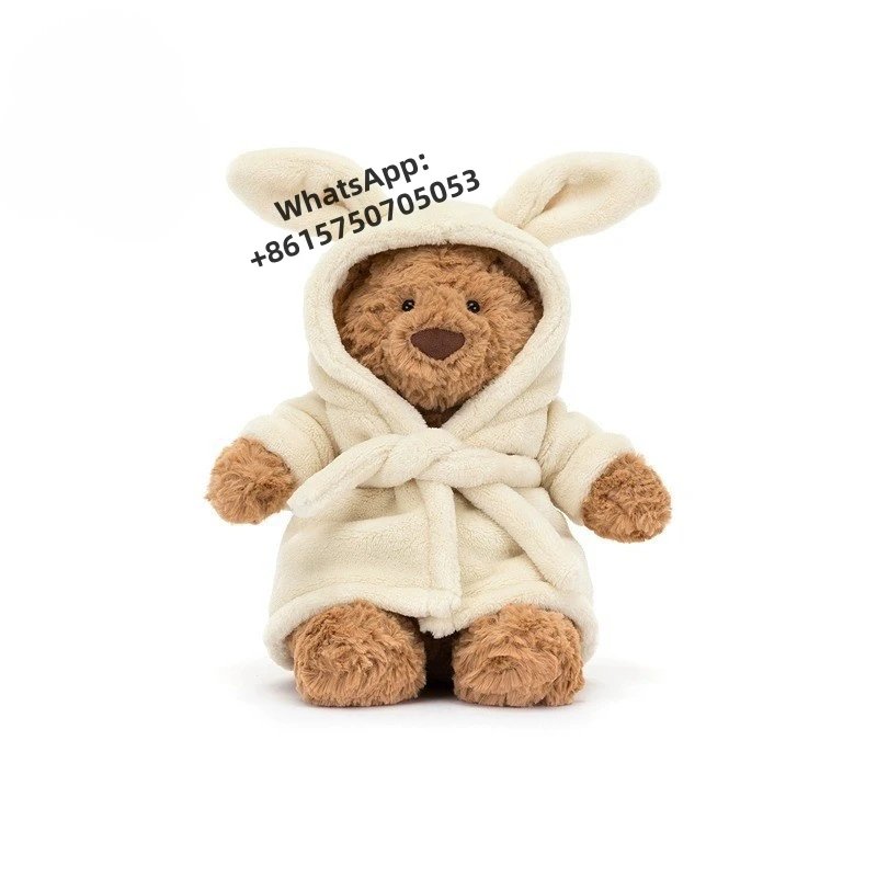 Bartholomew Bear Bathrobe 28cm