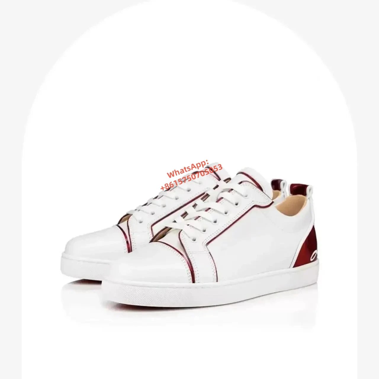 White Red Heel