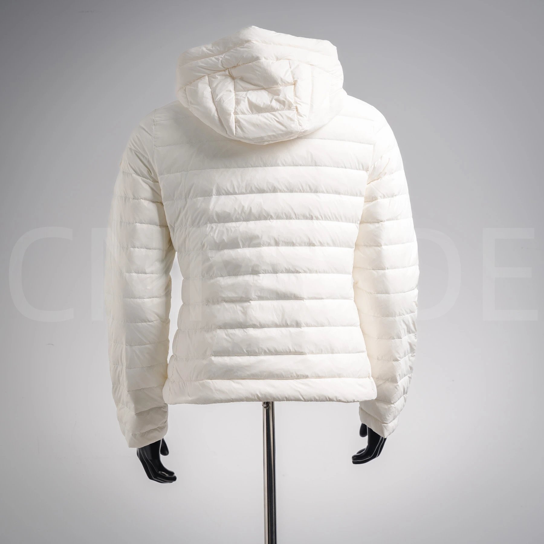 MCM0ncler女士排骨拉链连帽羽绒服 4