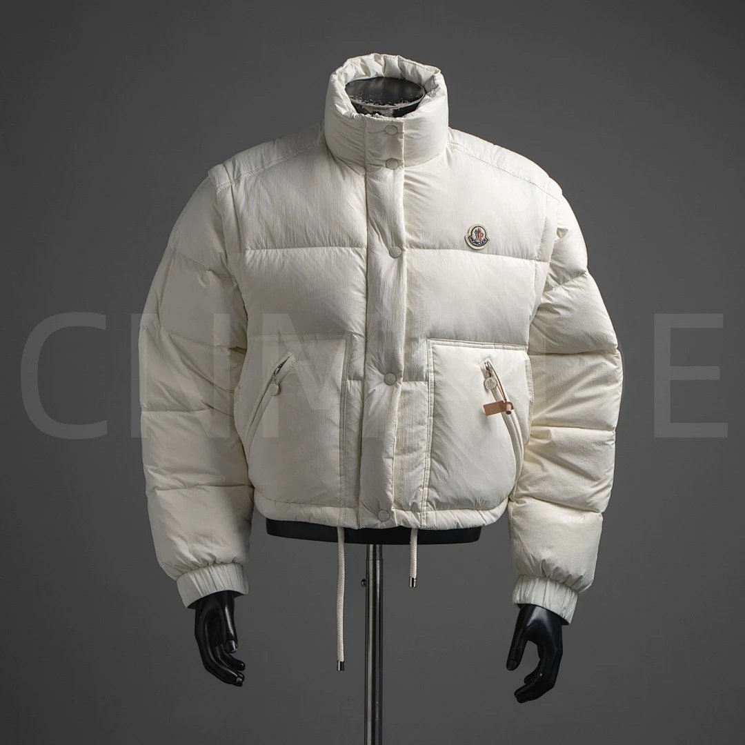 MC M0nclerSelle袖子可拆卸短款羽绒服