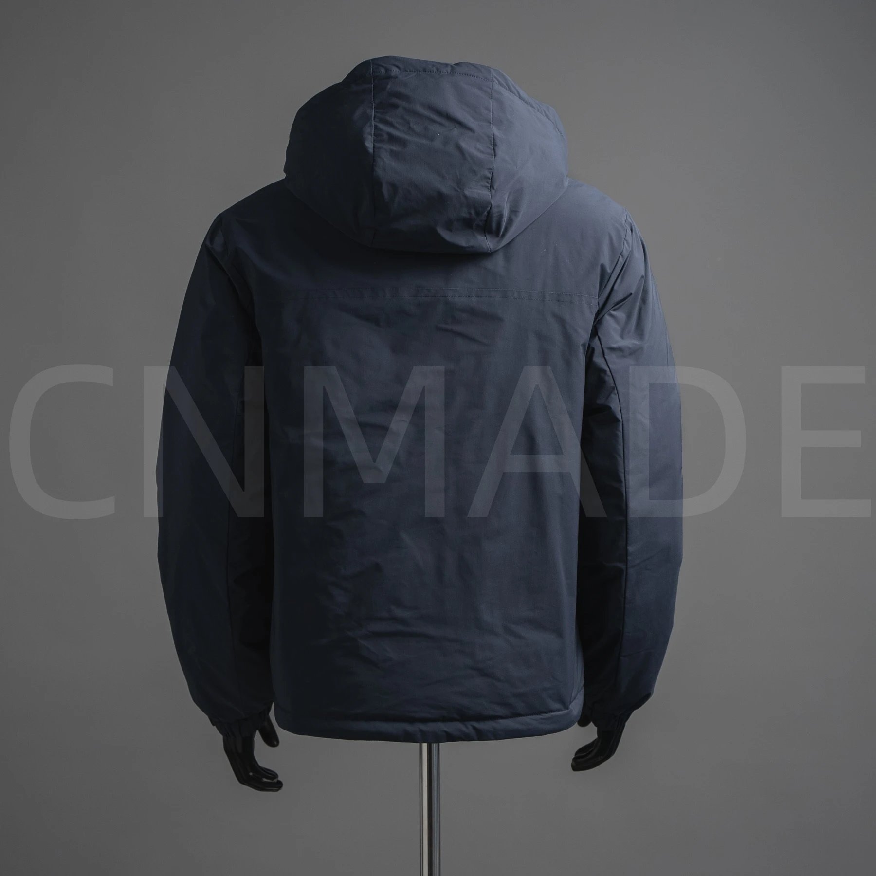 MCM0ncler25Fw口袋徽标连帽羽绒服 2