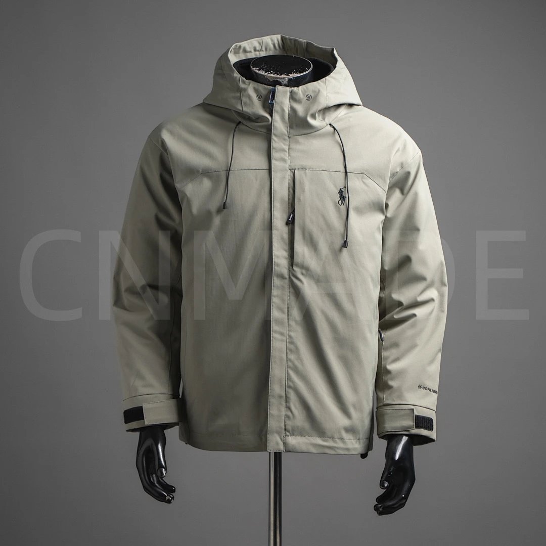 R牌三合一冲锋衣羽绒服